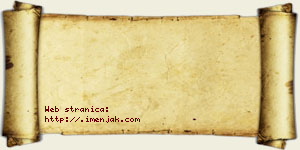 Isak Branković vizit kartica